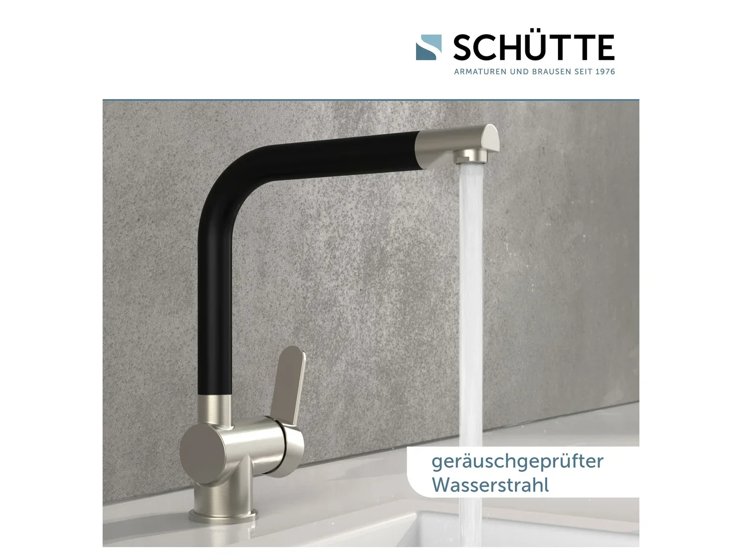 Schtte Mitigeur robinet de cuisine RIO, avec bec rtractable
