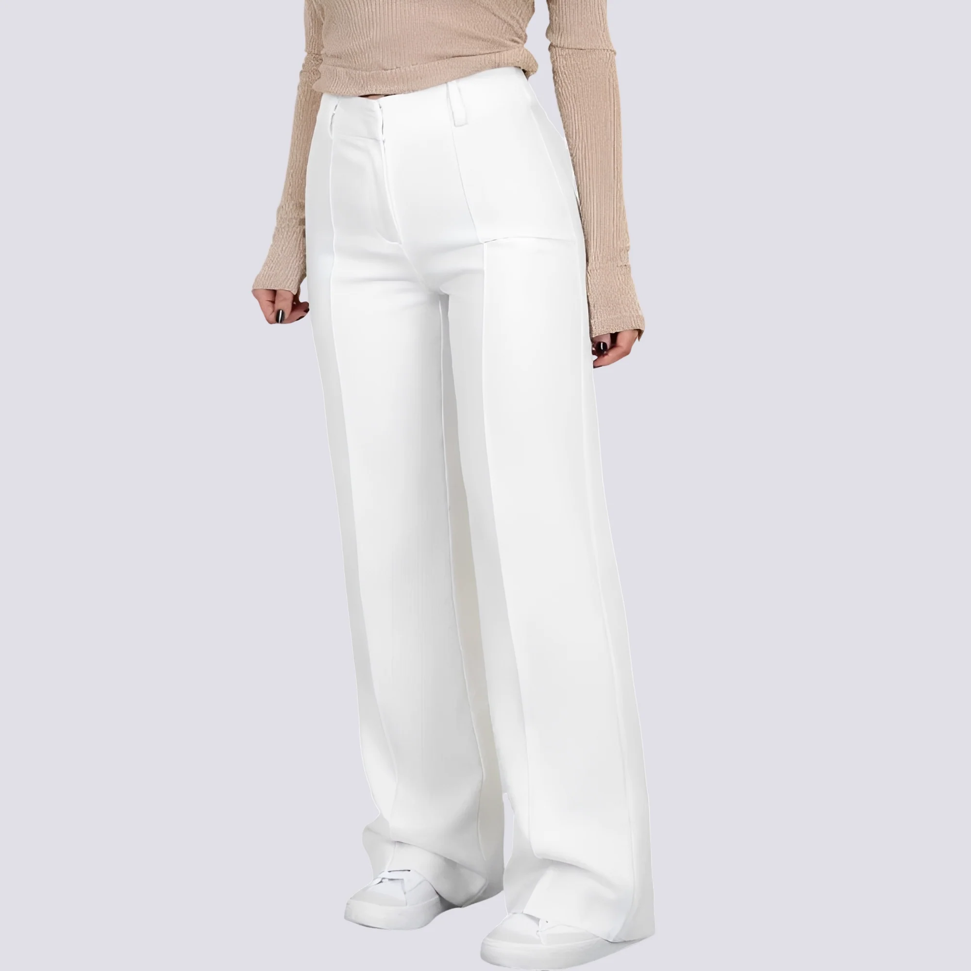 Herbie - Pantalon Taille Haute Décontracté