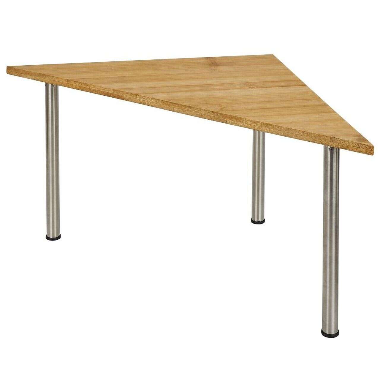 Étagère 2 niveaux en bambou 33x33xH20cm