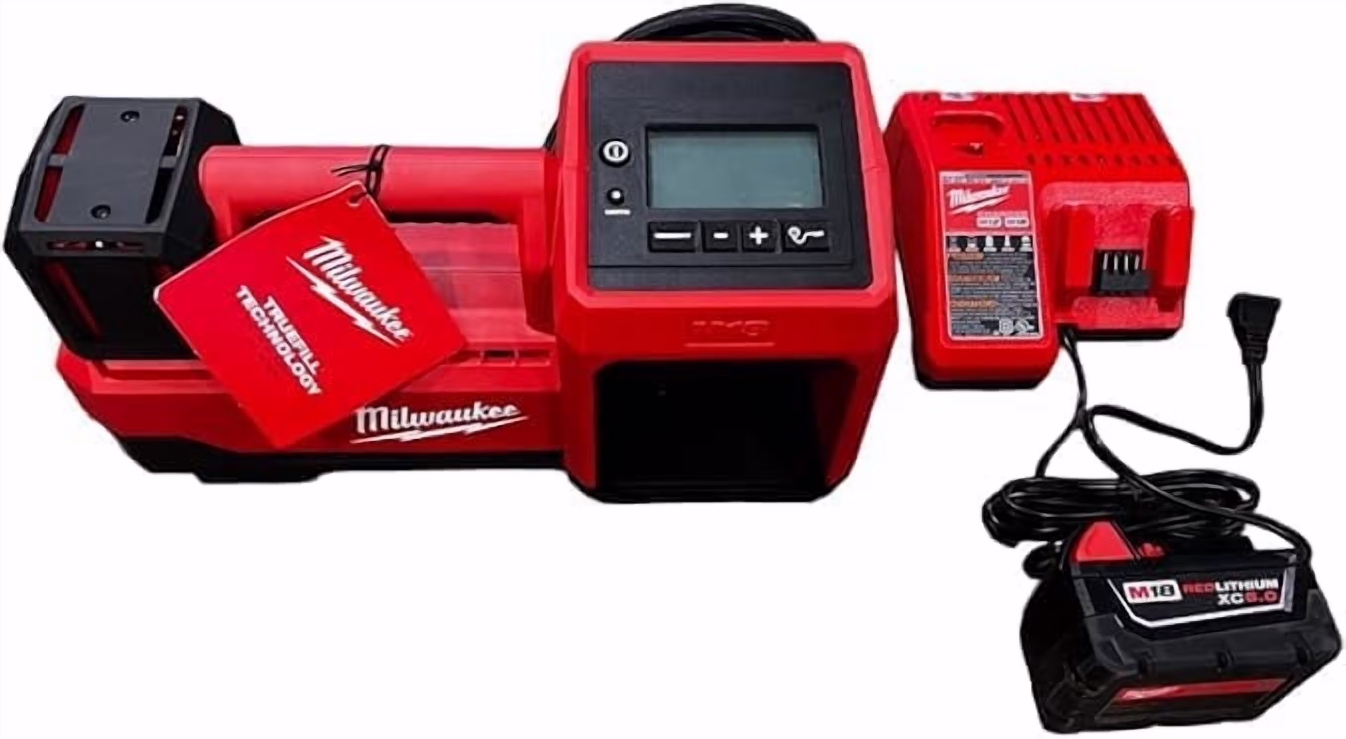 Milwaukee M18 2848 - 20 Inflator Kit with 48 - 11 - 1850 5.0 Battery and Charger