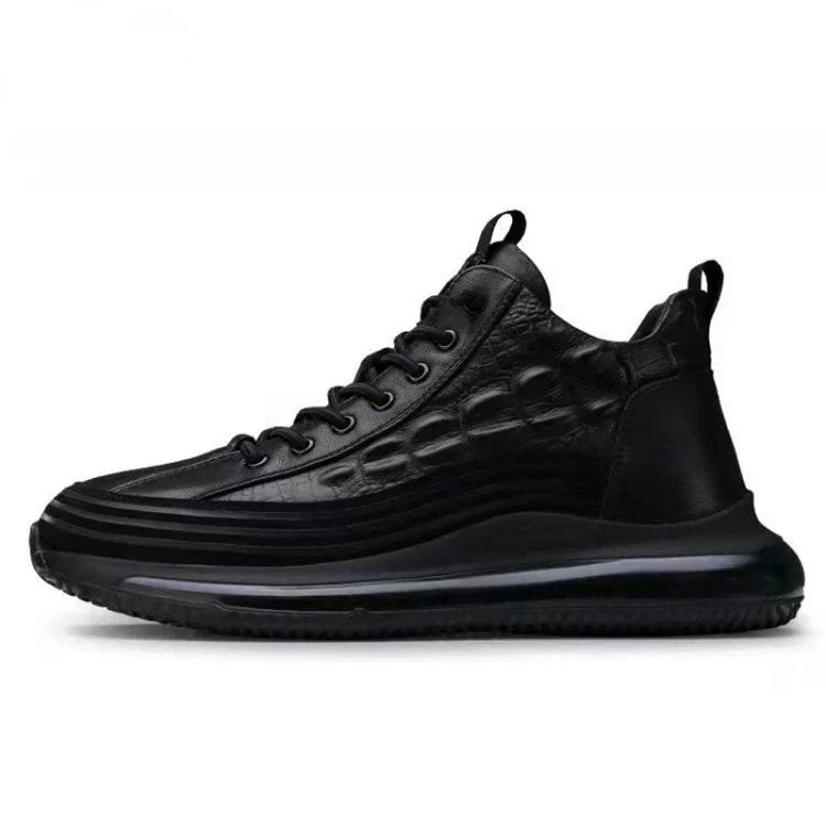 Chaussures Décontractées Homme en Cuir de Vachette avec Coussin d’Air