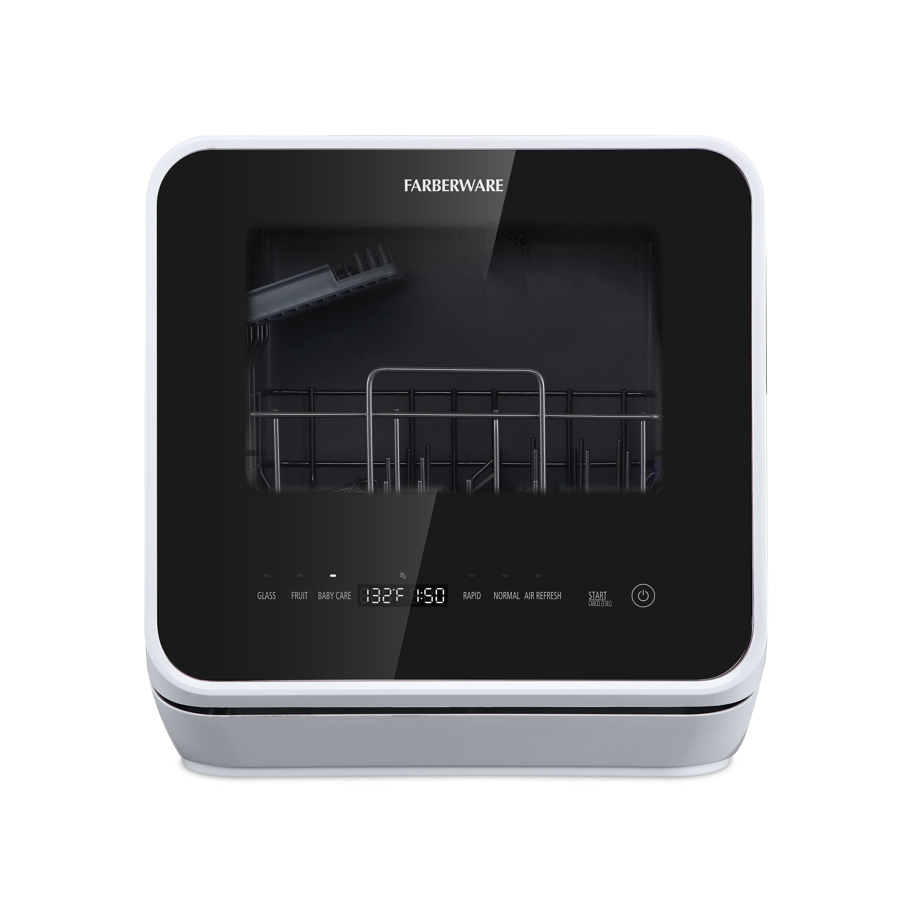 Farberware Portable Countertop Dishwasher with 5-Liter Built-In Water Tank