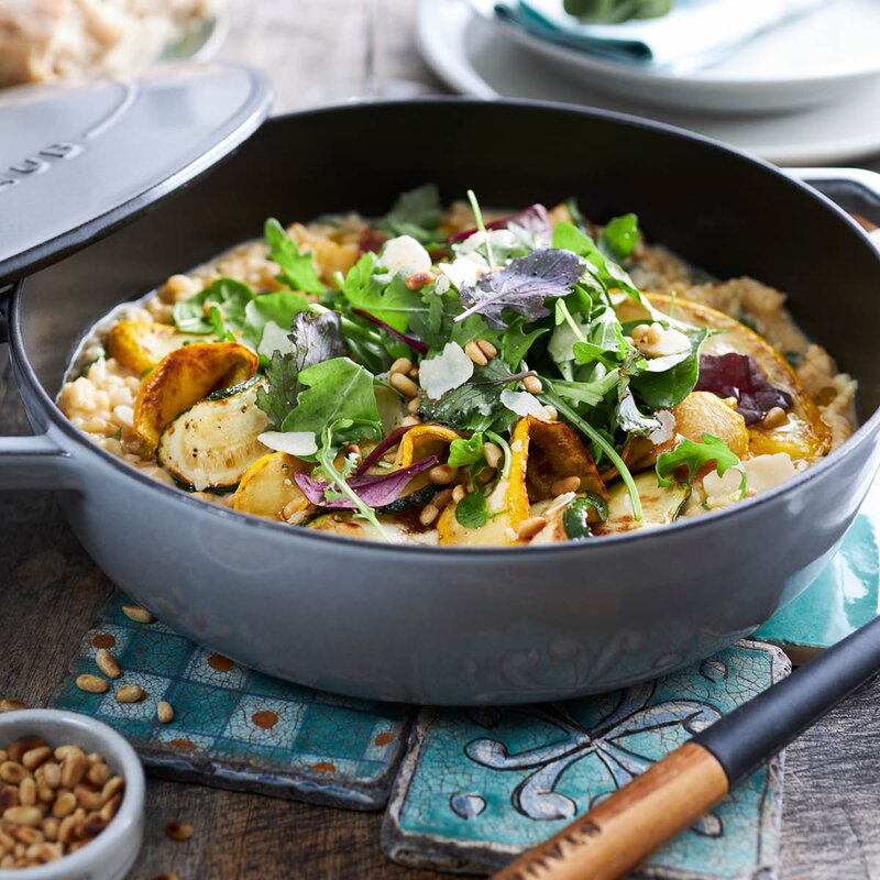 Chistera sautépanne 28 cm 3,7L grå