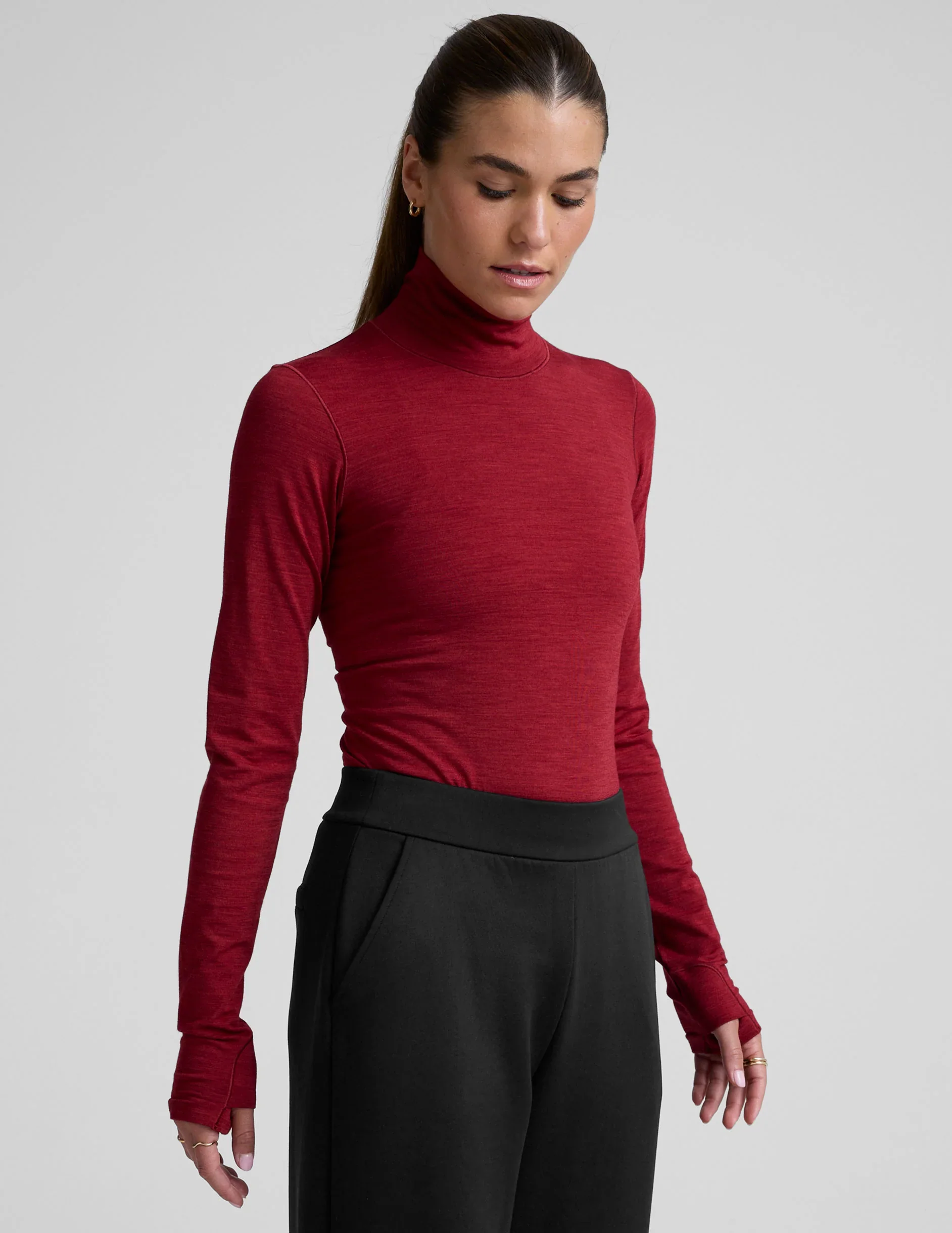 LuxeKnit Merino Wool Turtleneck