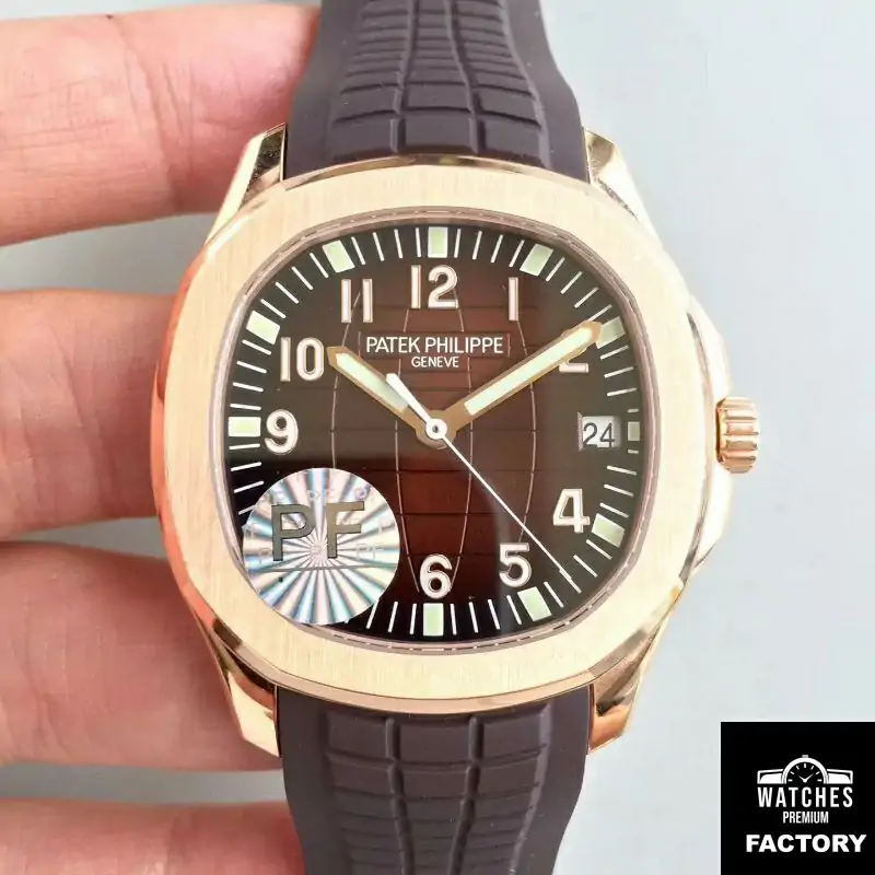 Patek Philippe Aquanaut Jumbo 5167R-001 PF Factory Chocolate Dial