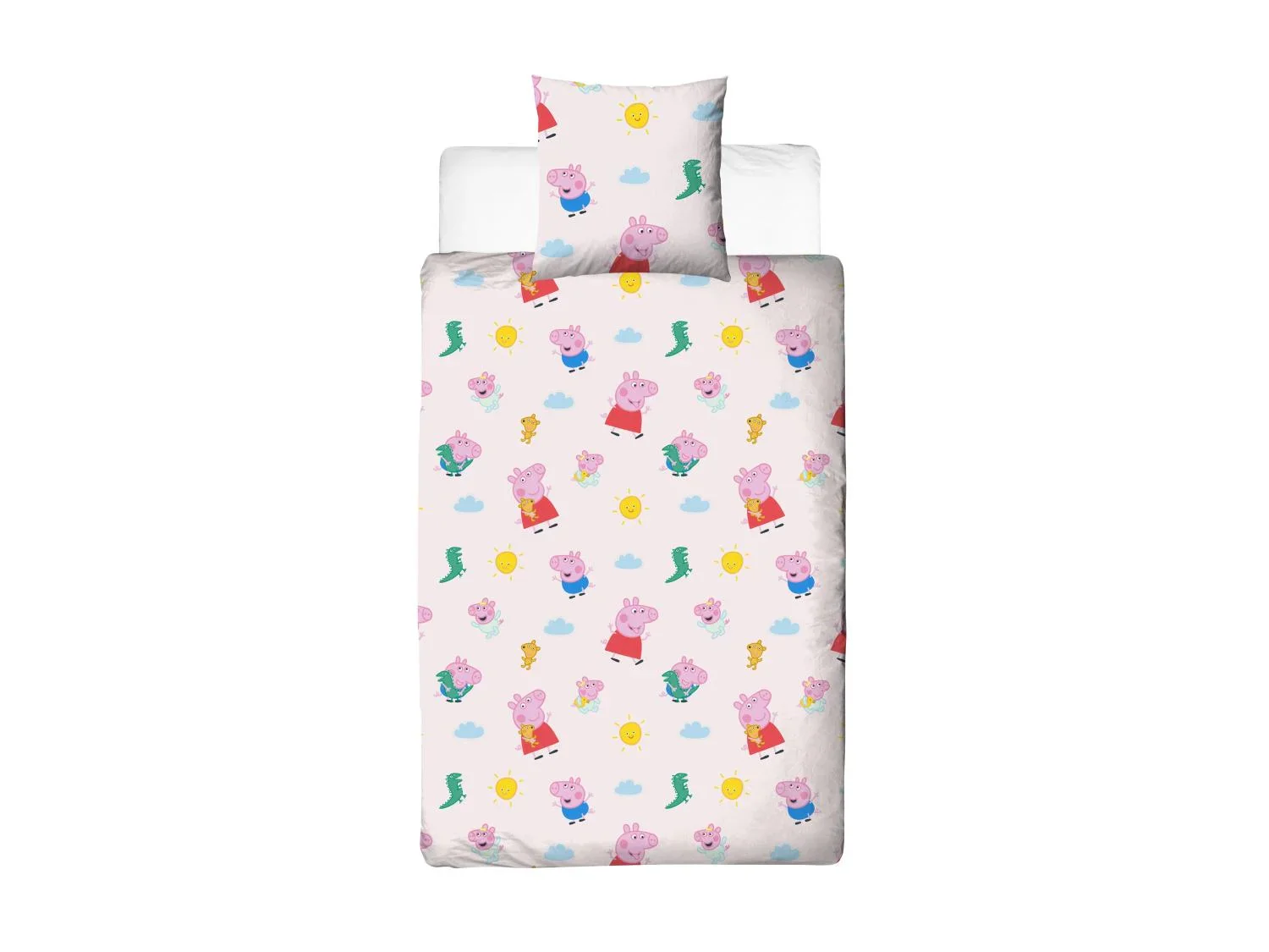 Parure de lit double face pour enfant, 140 x 200 cm