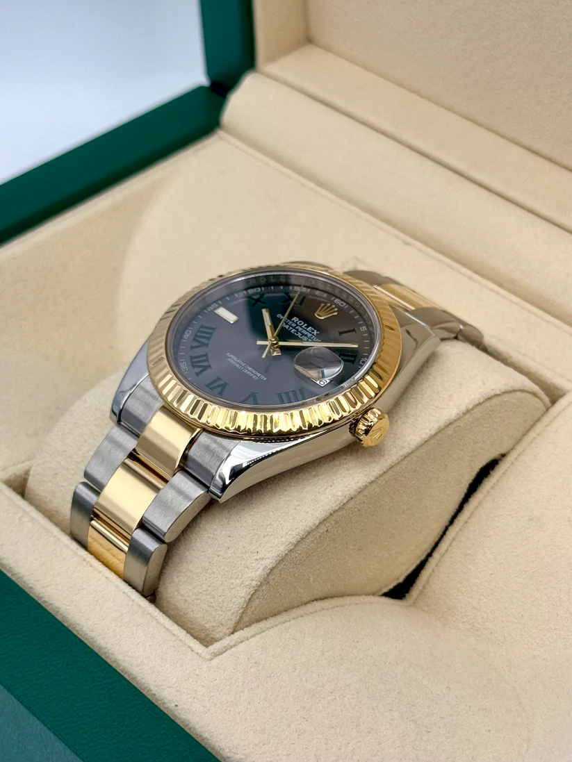[Super Clone]RLX  Datejust 41mm Two-Tone Yellow Gold Fluted Bezel 