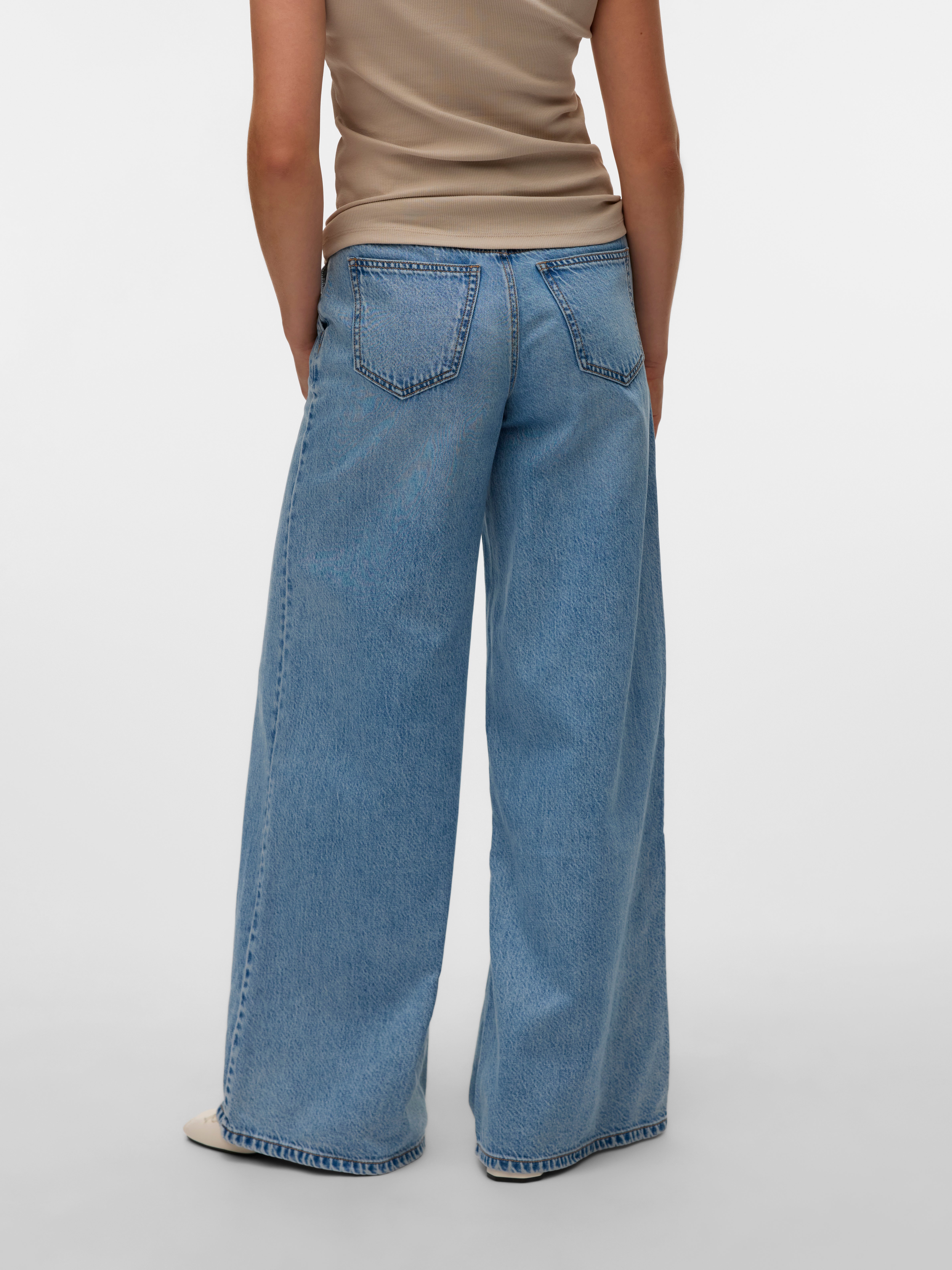 VERO MODA® VMANNET Mid waist Wide Leg Fit Jeans