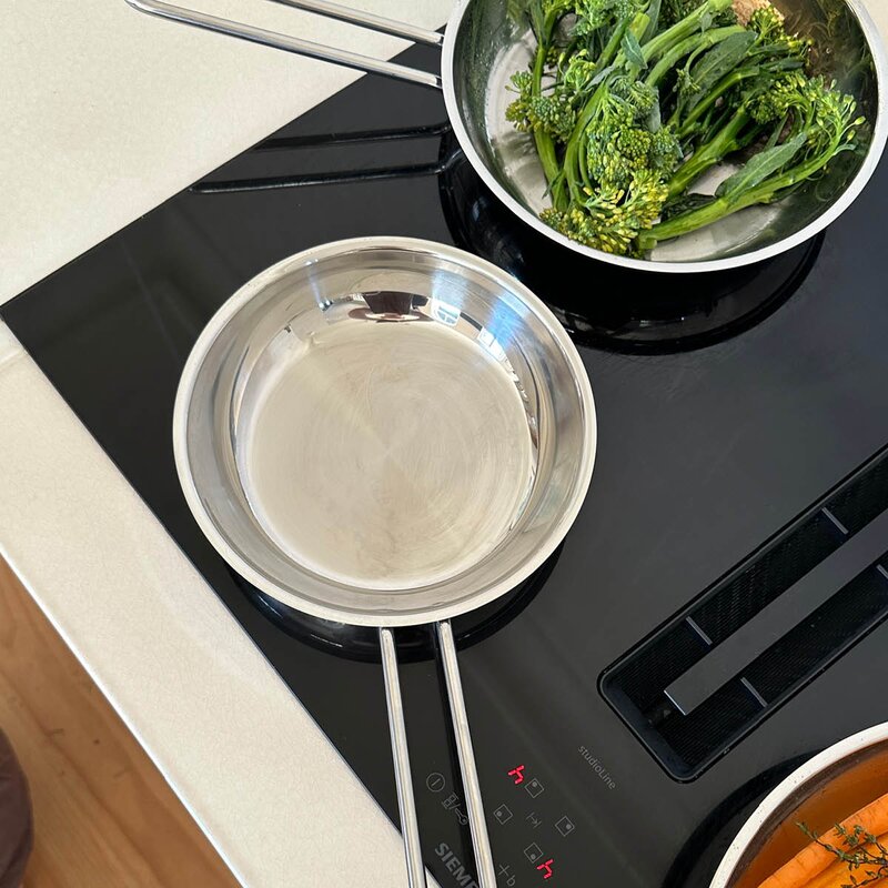 Stainless Steel stekepanne 20 cm