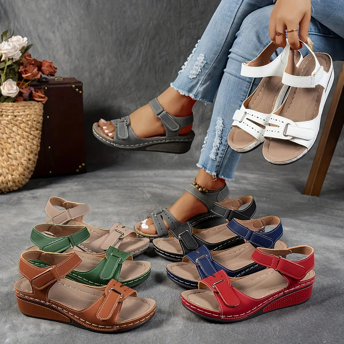 Margaux | Sandales Ergonomiques Soutien Triple Confort