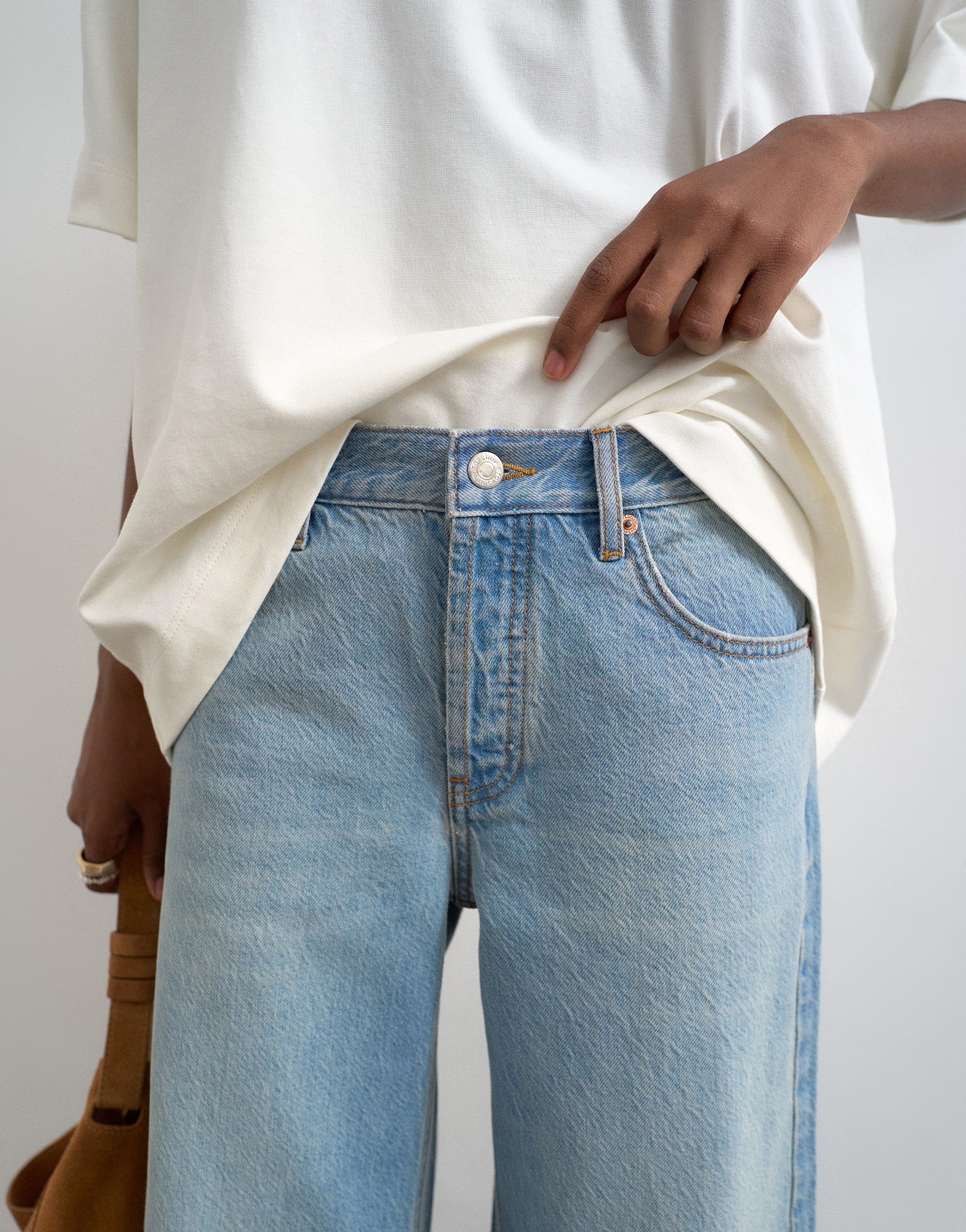 VERO MODA® TSHORIZON Mid rise Wide Leg Fit Jeans