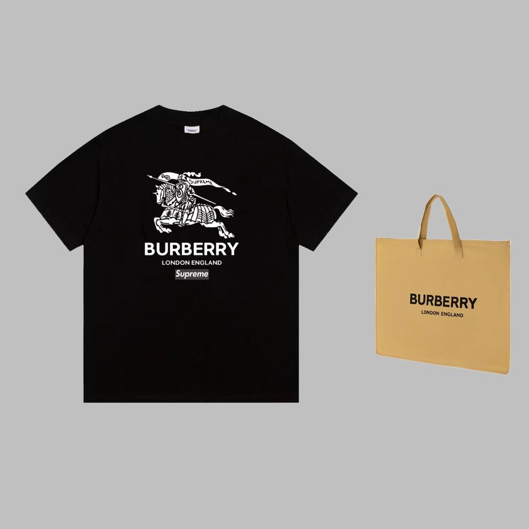 【Burberry】（バーバリー )半袖 男女兼用、ご好評に付き再入荷！半袖Tシャツ