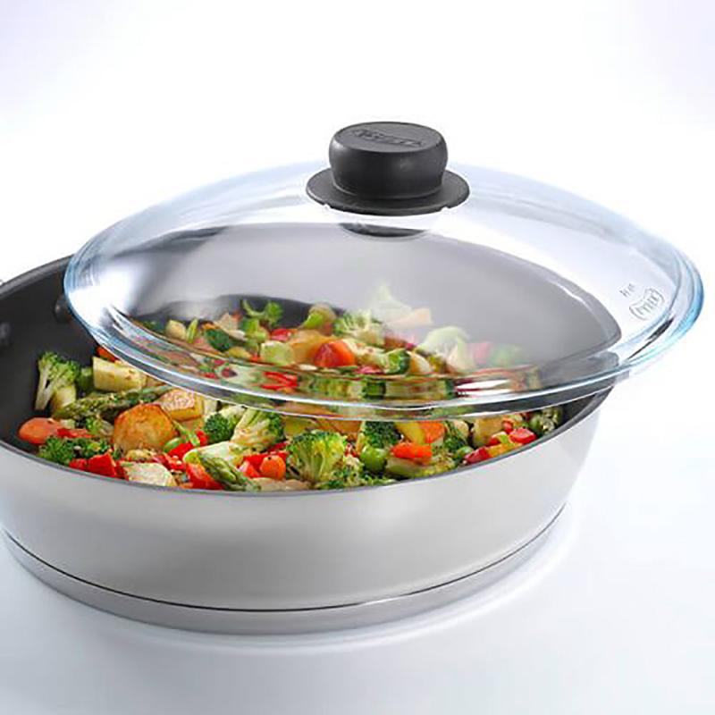 Universal glasslokk m/knott 24 cm