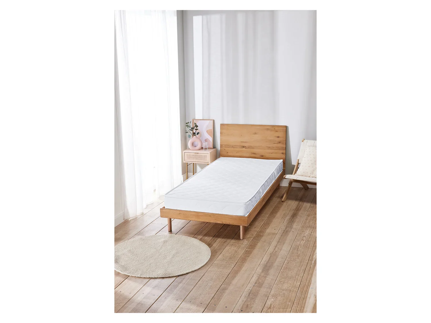 LIVARNO home Matelas en mousse confort 7 zones, H2, 90 x 190 cm