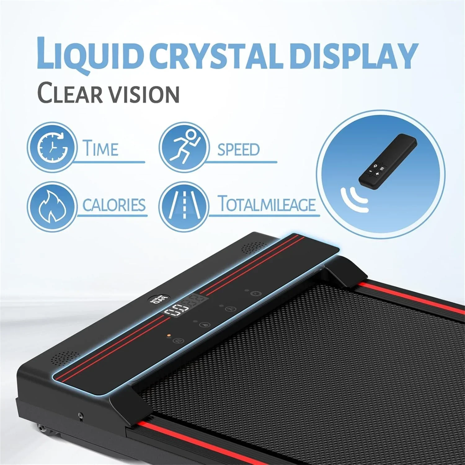 Tapis de marche vibrant Sperax avec application 3 en 1, tapis de marche sous bureau