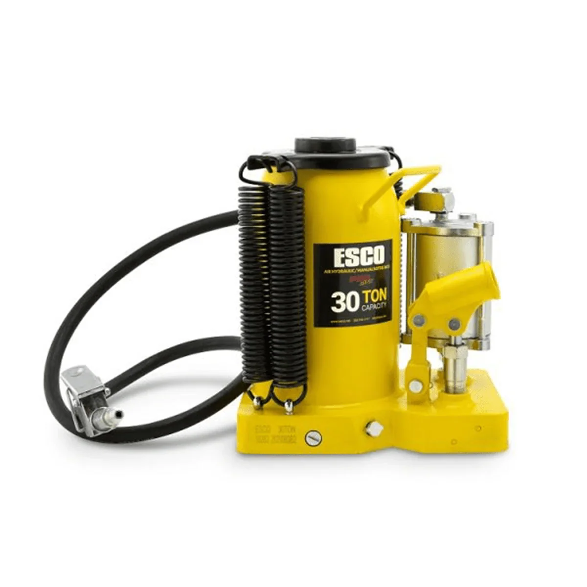30 Ton Pro Series Air Hydraulic Bottle Jack - Heavy Duty Lifting for Automotive and Industrial Use