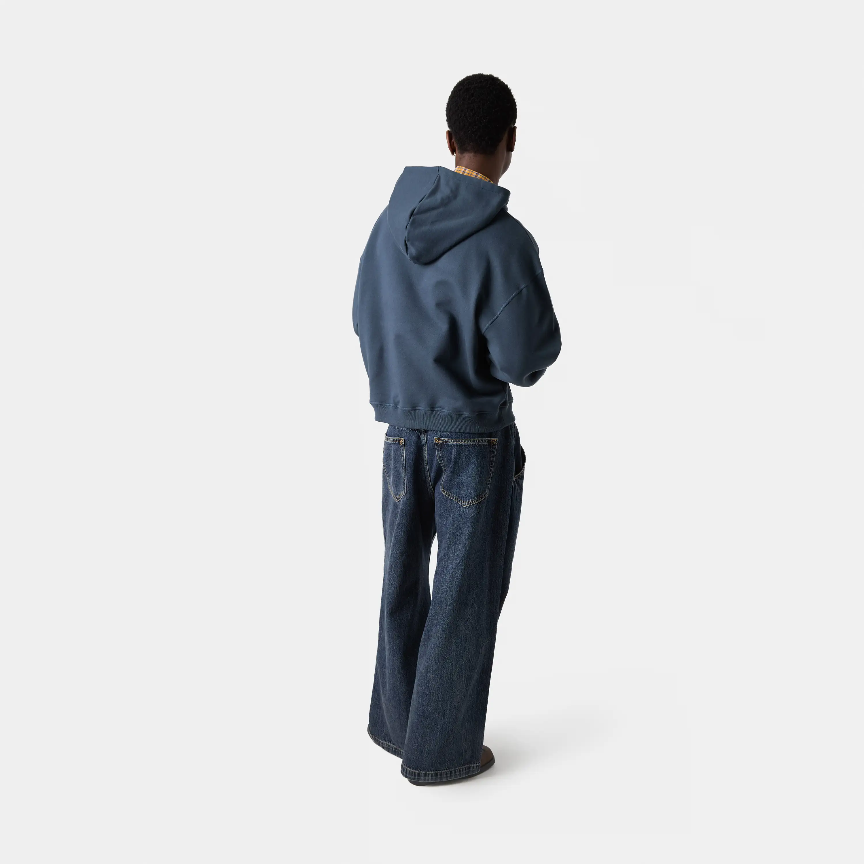 Basic Navy Oversized Hoodie