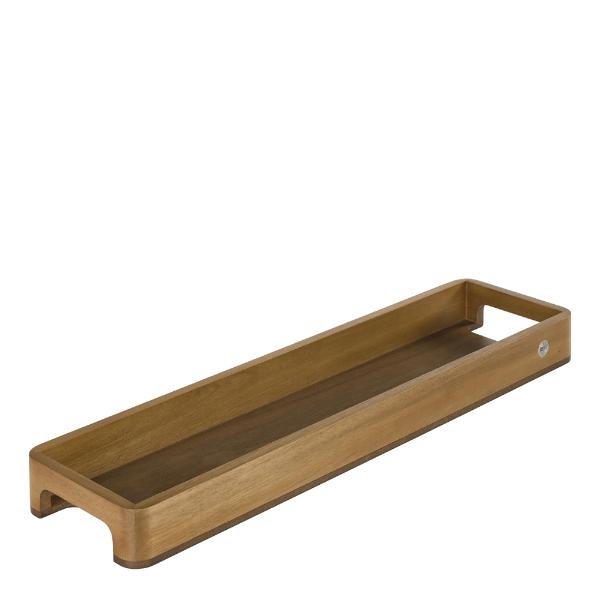Serve slim serveringsfat i tre