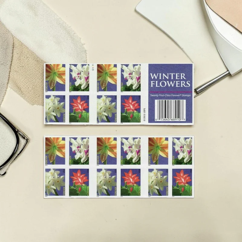 2014 Winter Flowers First Class- Forever Postage Stamps