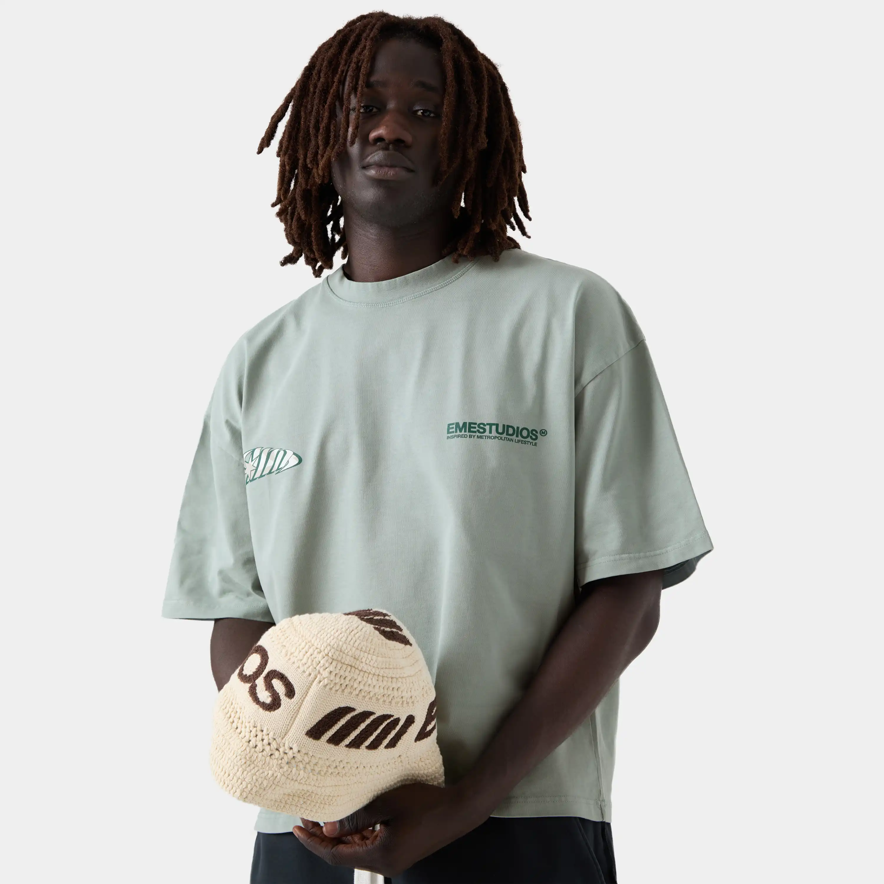 Houndstooh Trellis Oversized Tee