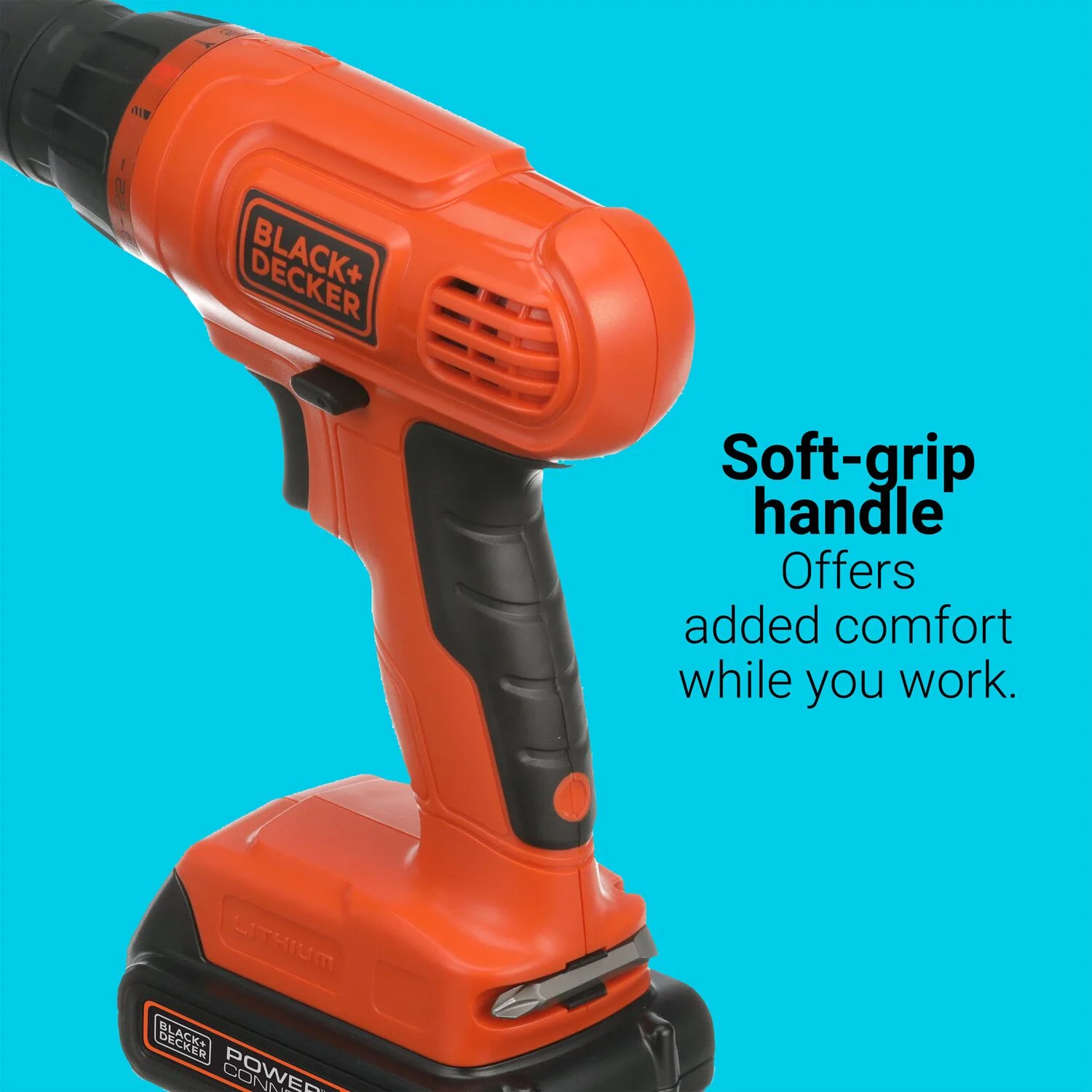 20V Cordless Drill, 1.5 Amps, 100 Piece Set, Battery and Charger Included - Image 4