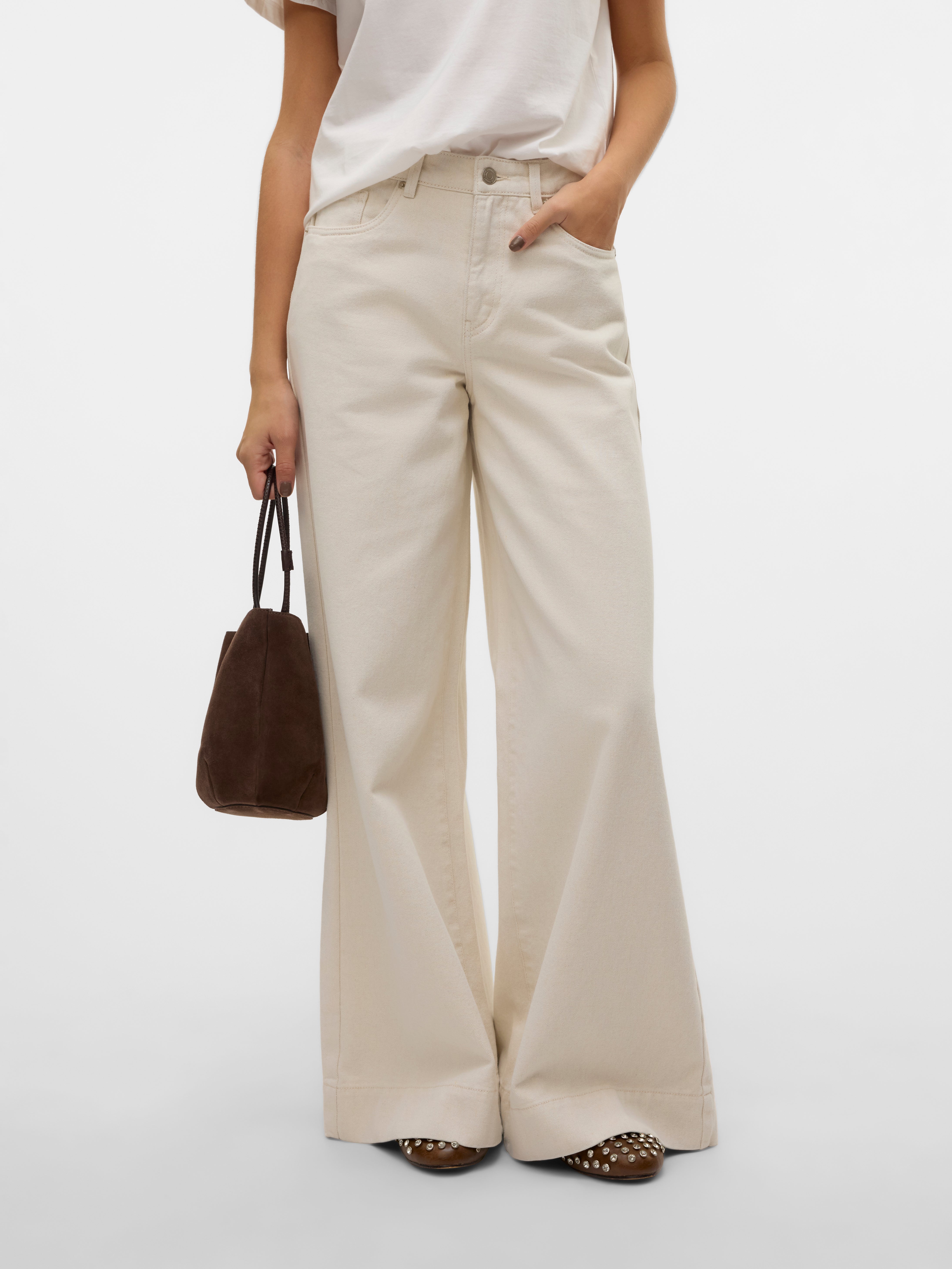VERO MODA® VMANNET Mid waist Wide Leg Fit Jeans
