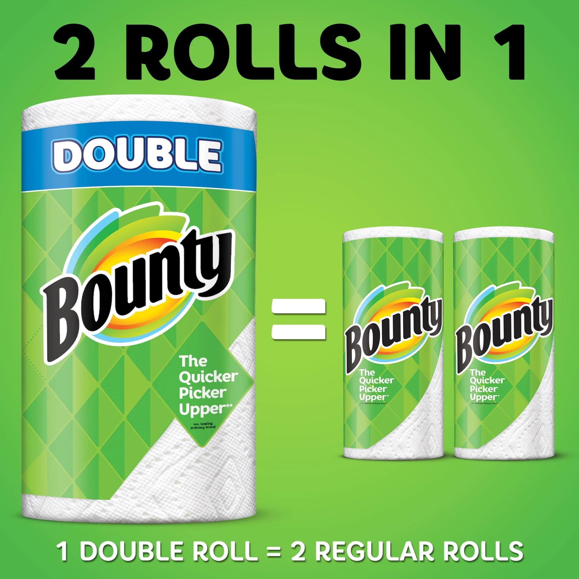Bounty Select-A-Size Paper Towels, White, 12 Double Rolls
