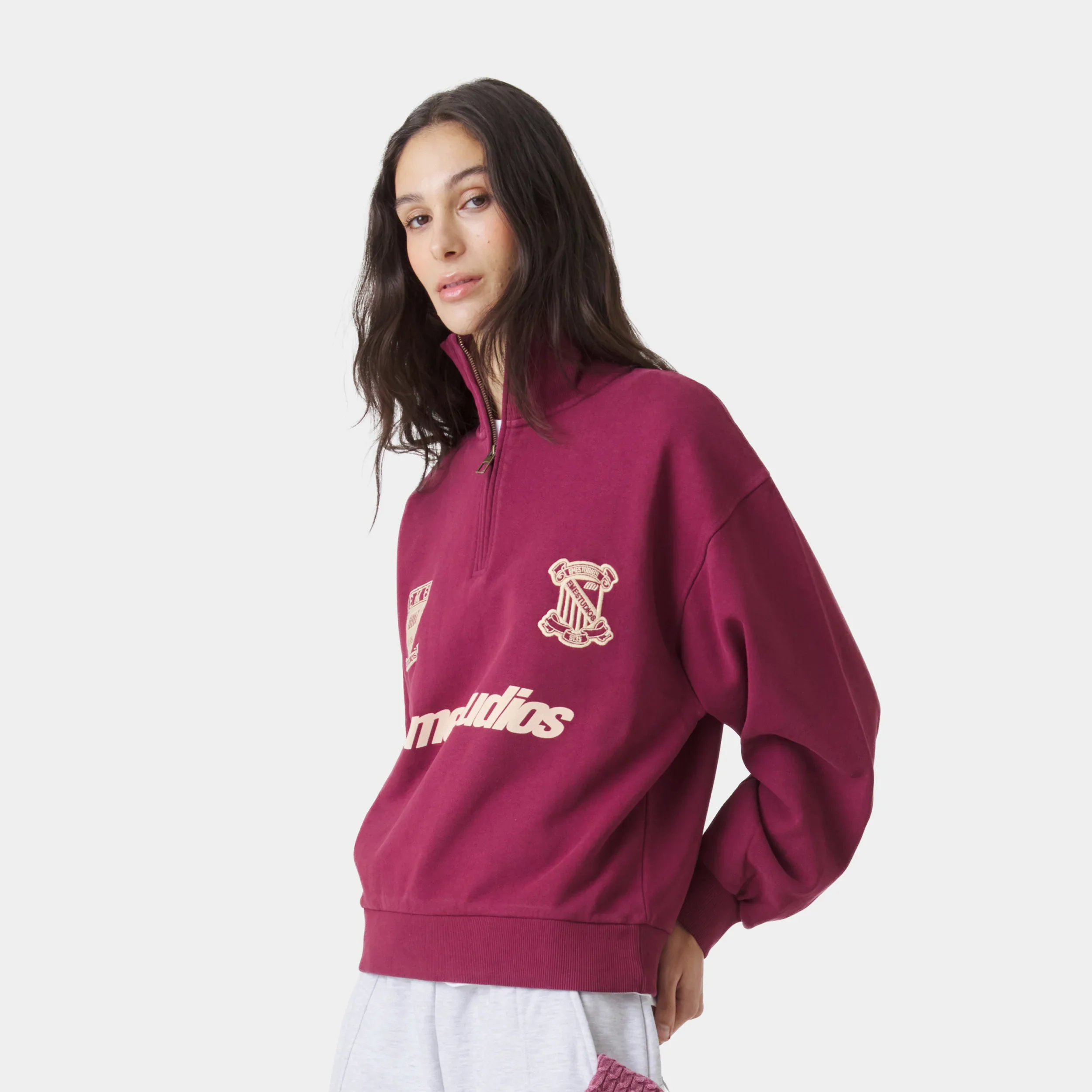 Peak Burgundy Half Zip