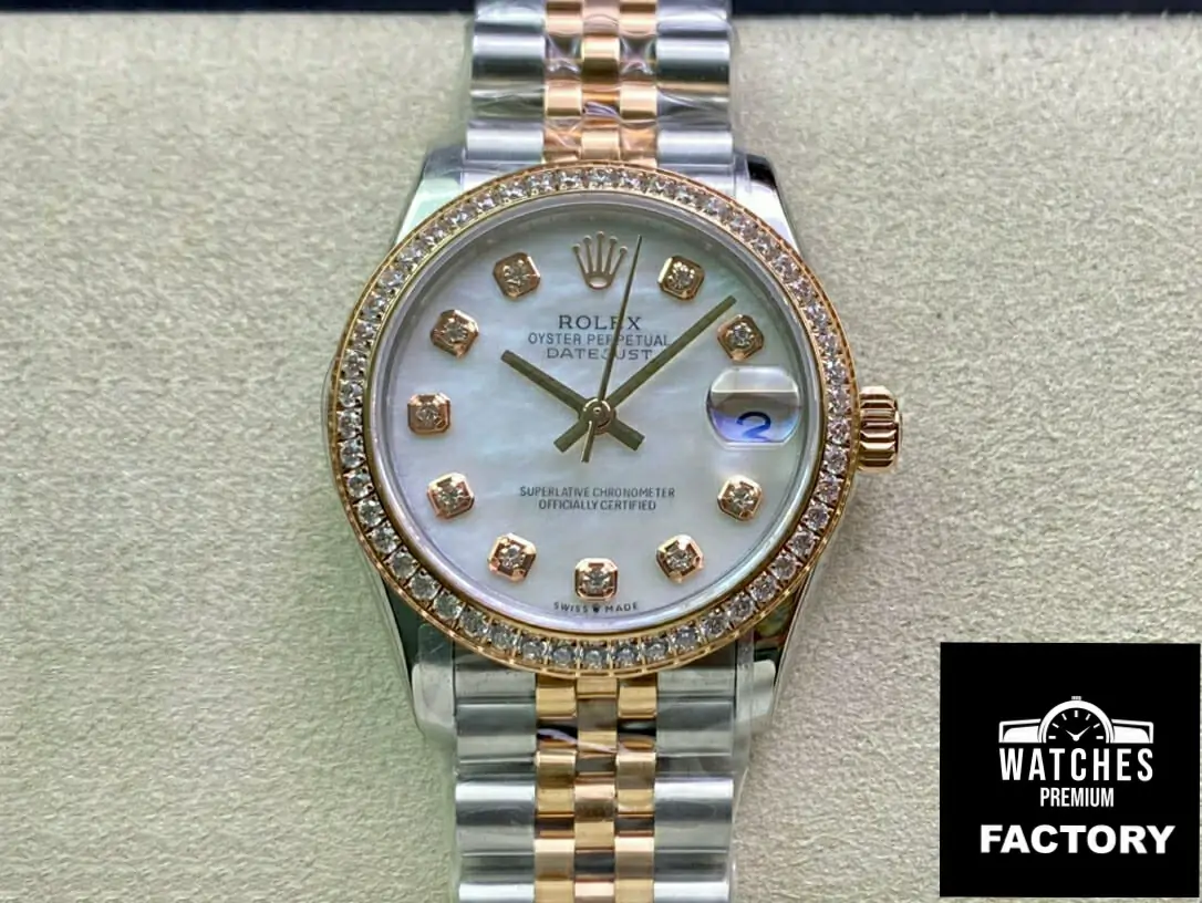 Rolex Datejust M278381RBR-0026 31MM EW Factory Diamond-Set Bezel