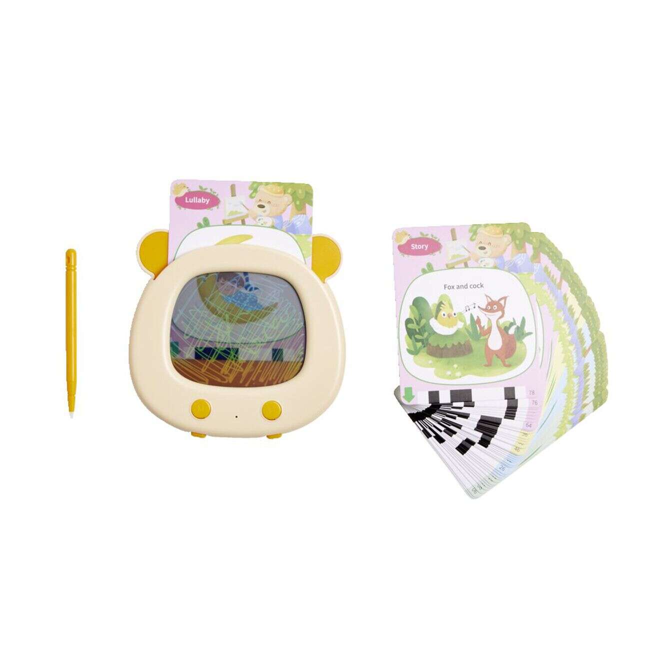 Tablette d'écriture écran LCD 13,7x13xép2,5cm