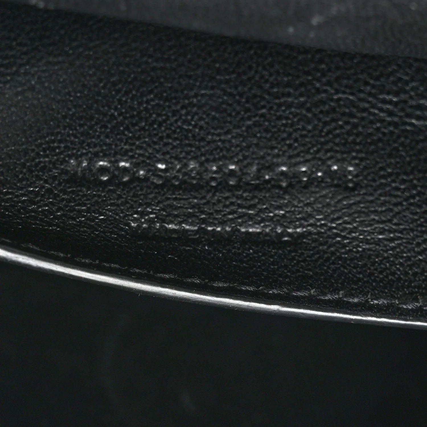 Suede All-Over Monogram Small Le Monogramme Satchel Black