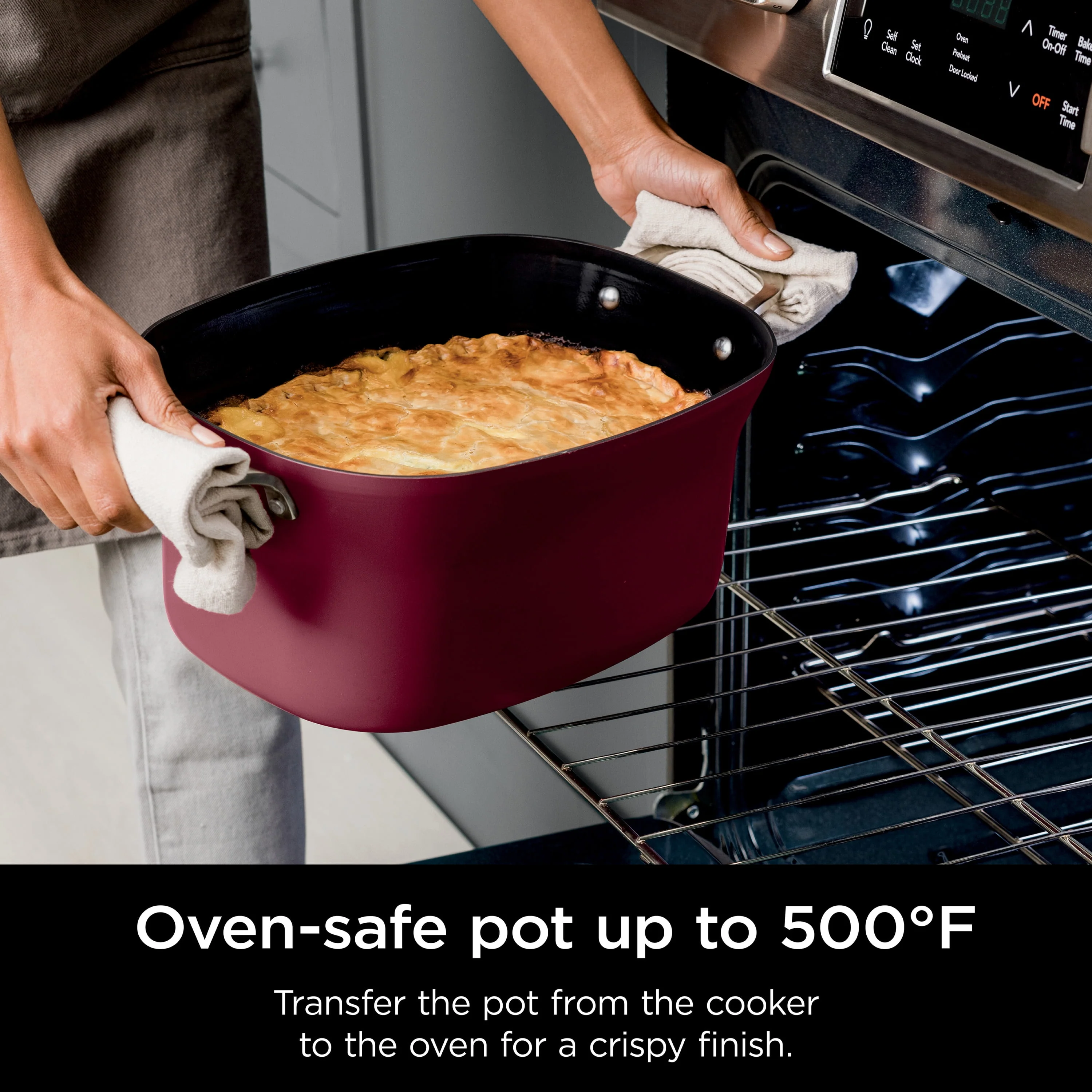 Ninja Foodi Possible Cooker 8.5qt Multi - Cooker, Cherry Tarte, MC1000WM