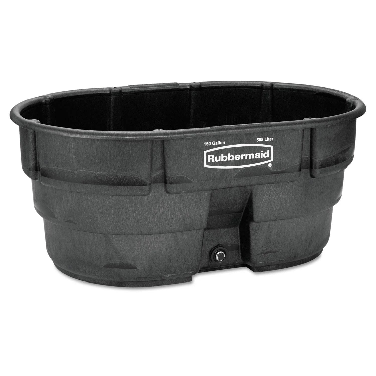 Réservoir Rubbermaid FG424500BLA (2025), capacité de 150 gallons, plastique, noir