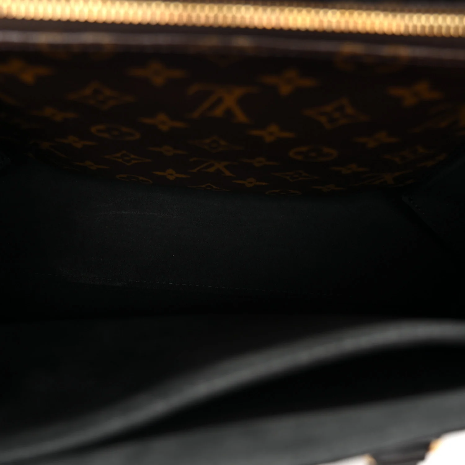 Monogram Flower Tote Black
