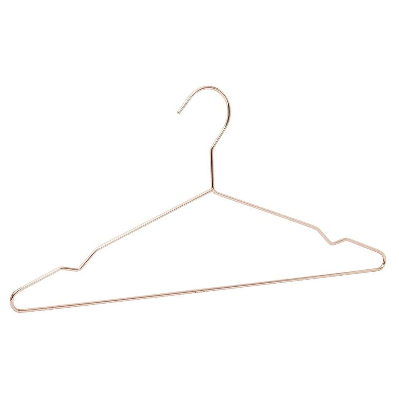 Cintre métal rose cuivré x5