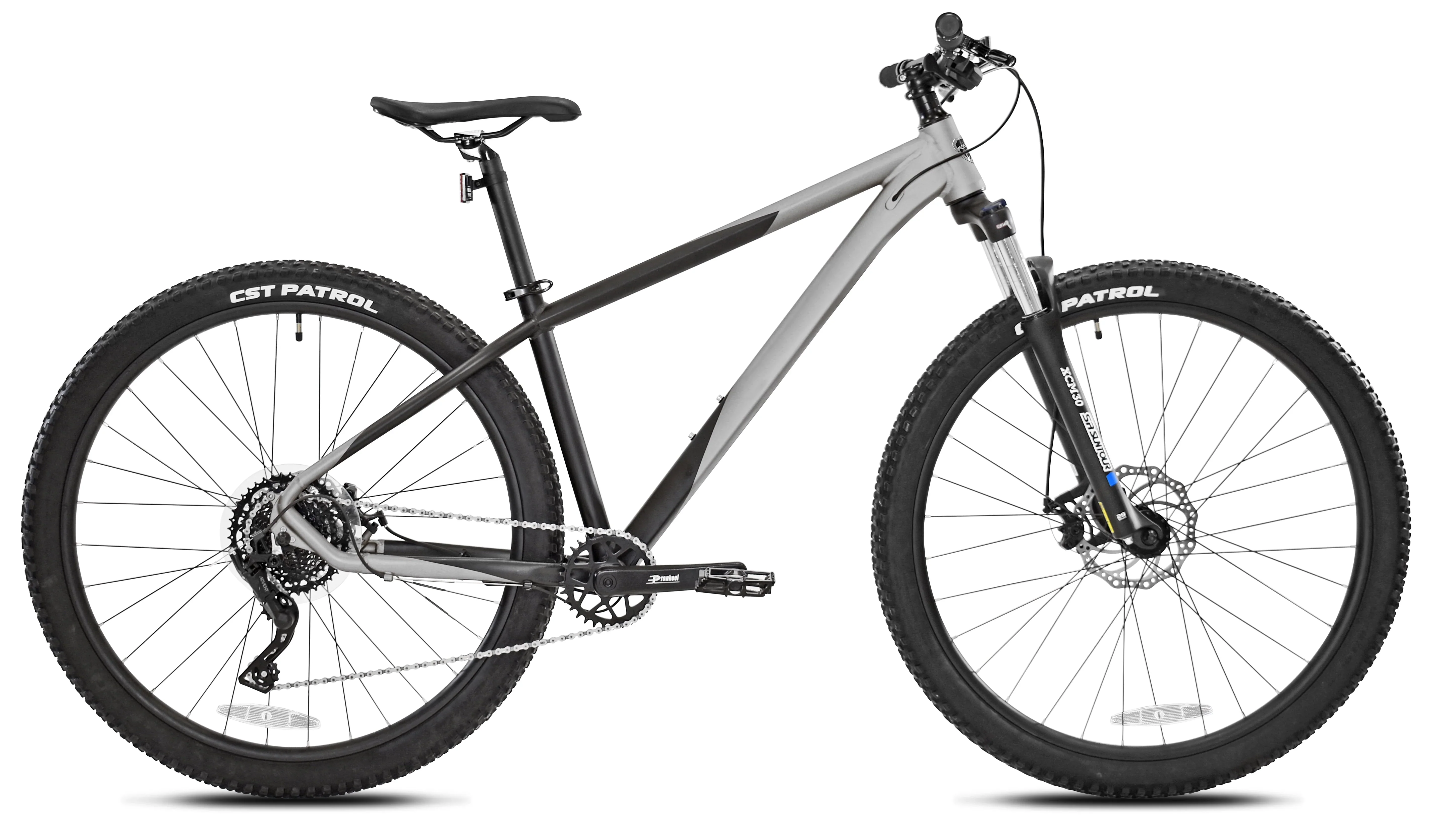 Kent Bicycles 29 Men's Trouvaille Mountain Bike Medium, Black and Taupe