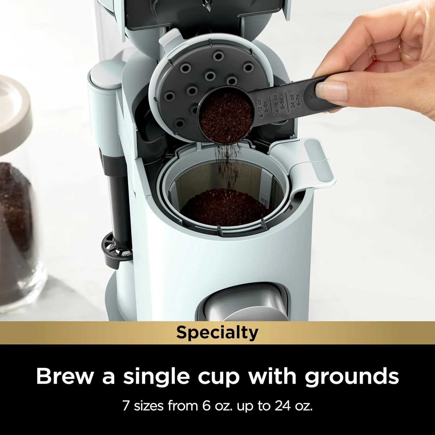 Cafetière Ninja à dosettes individuelles, compatible K-Cup, 4 méthodes d'infusion