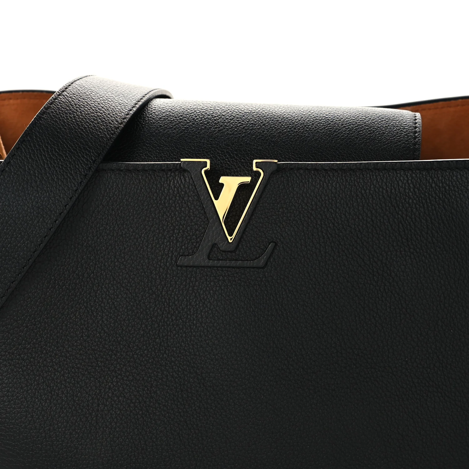 Taurillon Capucines GM Souple Black