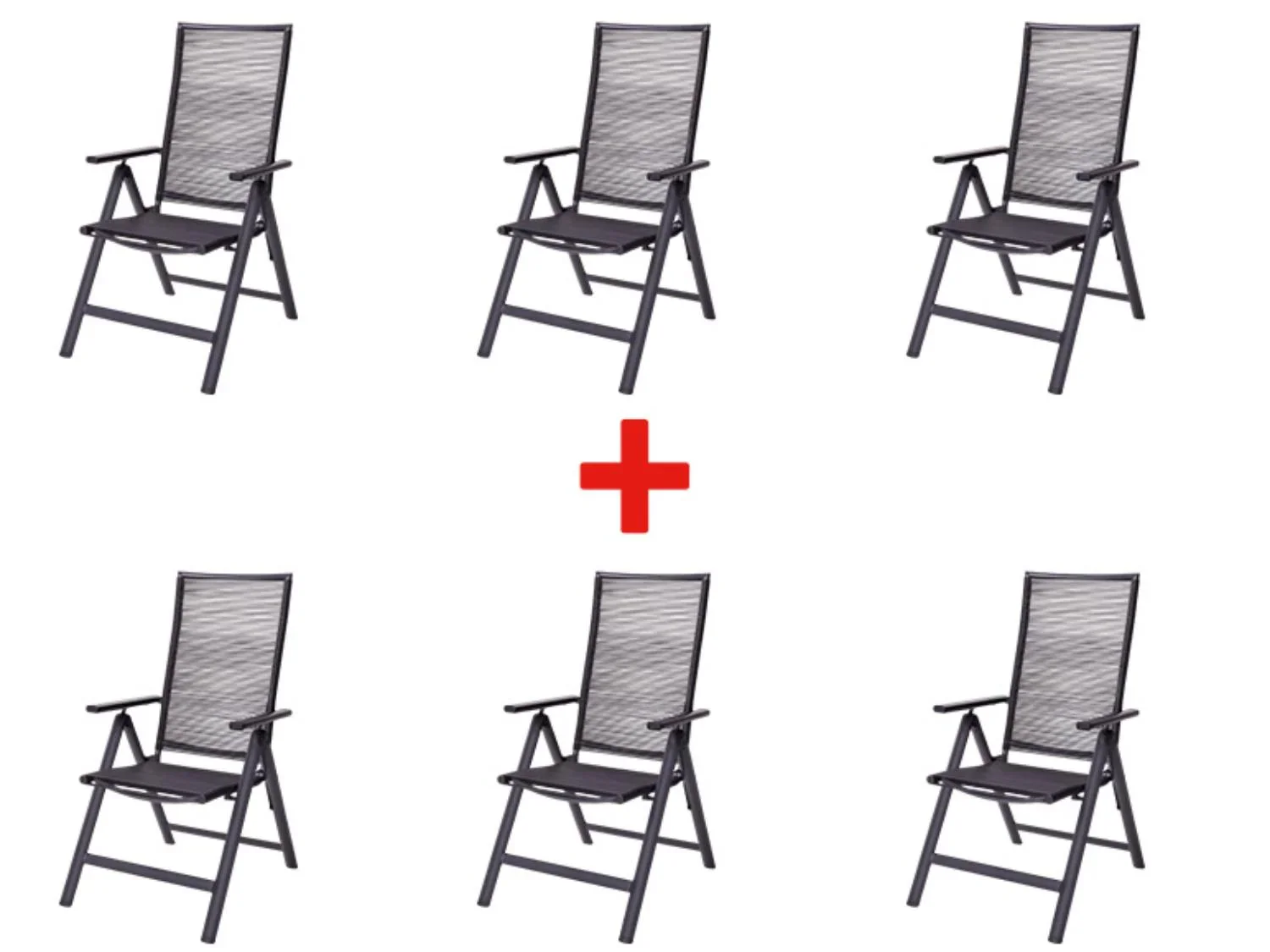 LIVARNO home Lot de 6 chaises hautes MIAMI