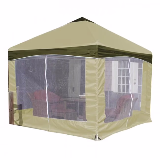 10 x 10 ft. Garden Party Canopy with Olive Branch Cover