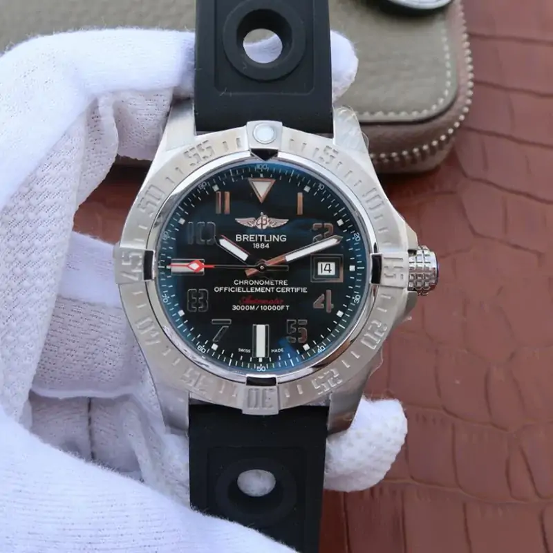 Breitling Avenger II A3239011 / BC34 / 152S / A20S.1 GF Factory Black Dial