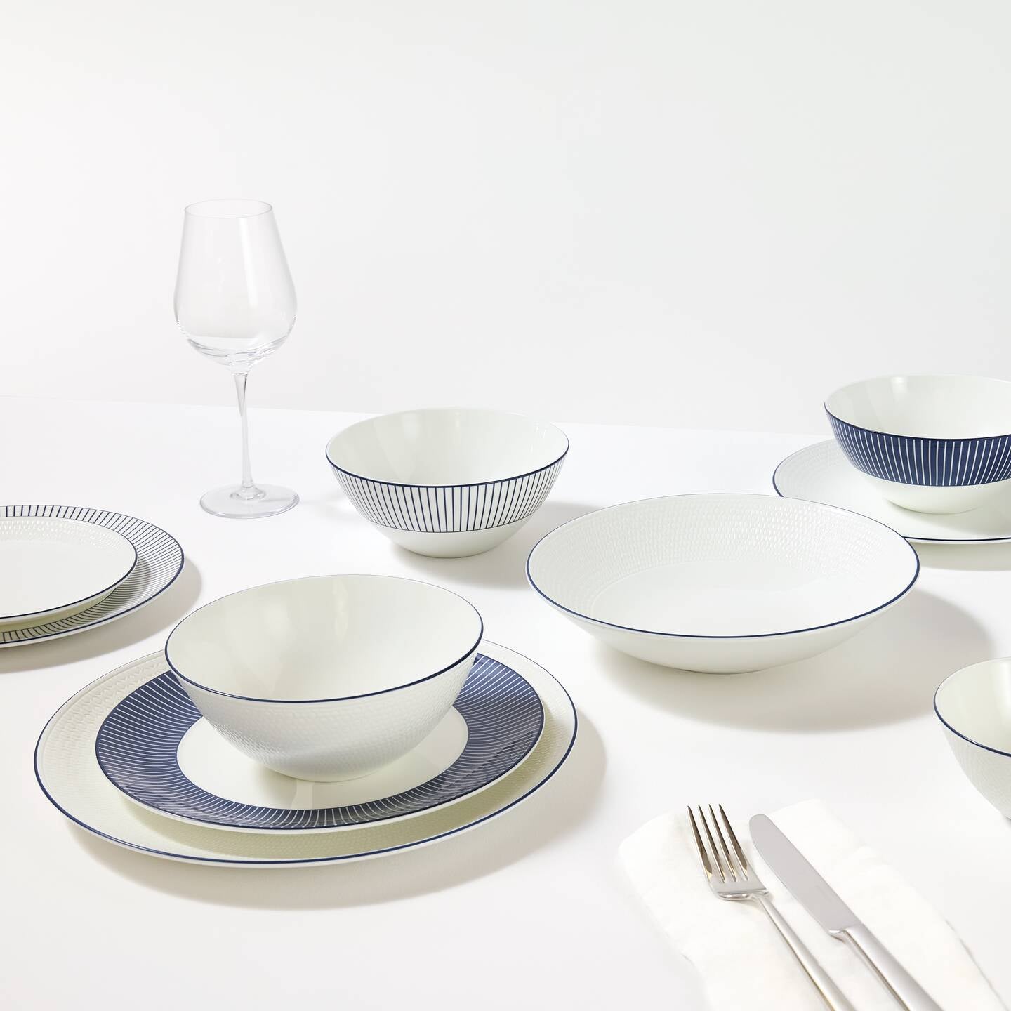 Gio Blue Pasta Bowl