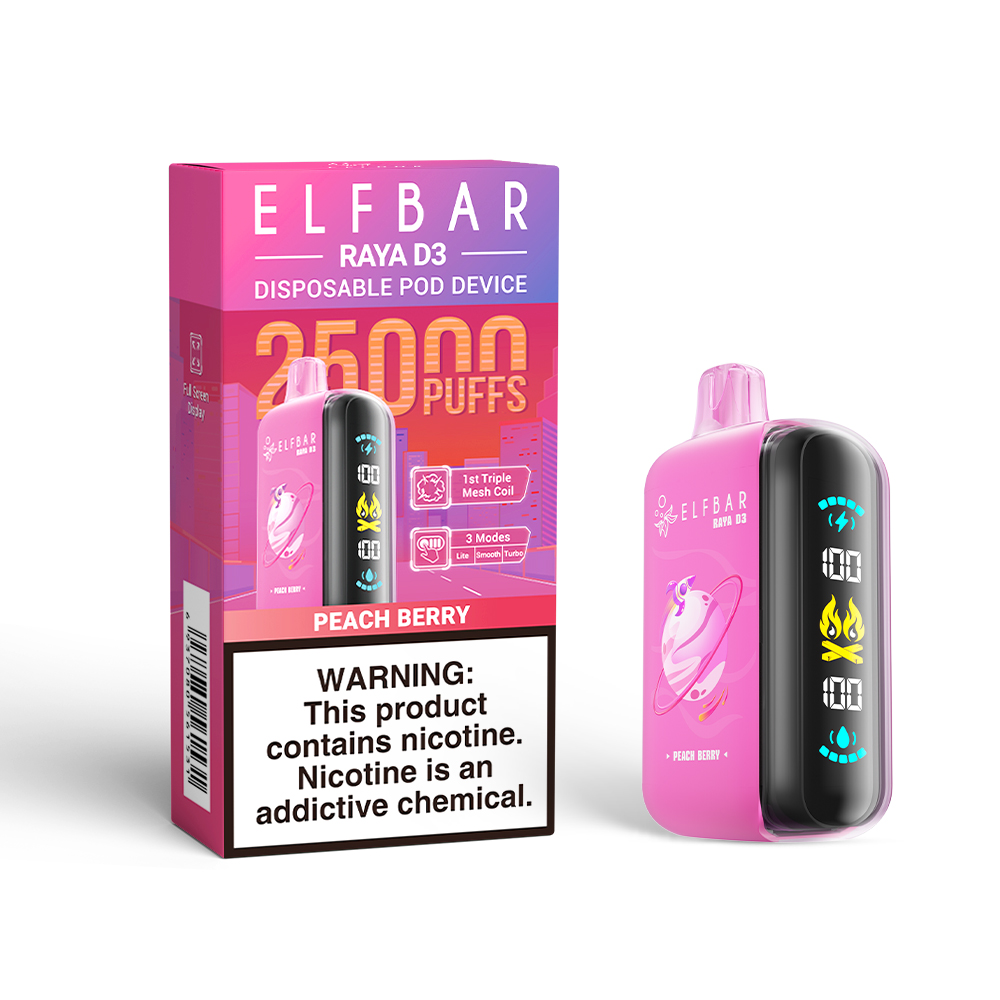 ELF BAR RAYA D3 25000 PUFFS