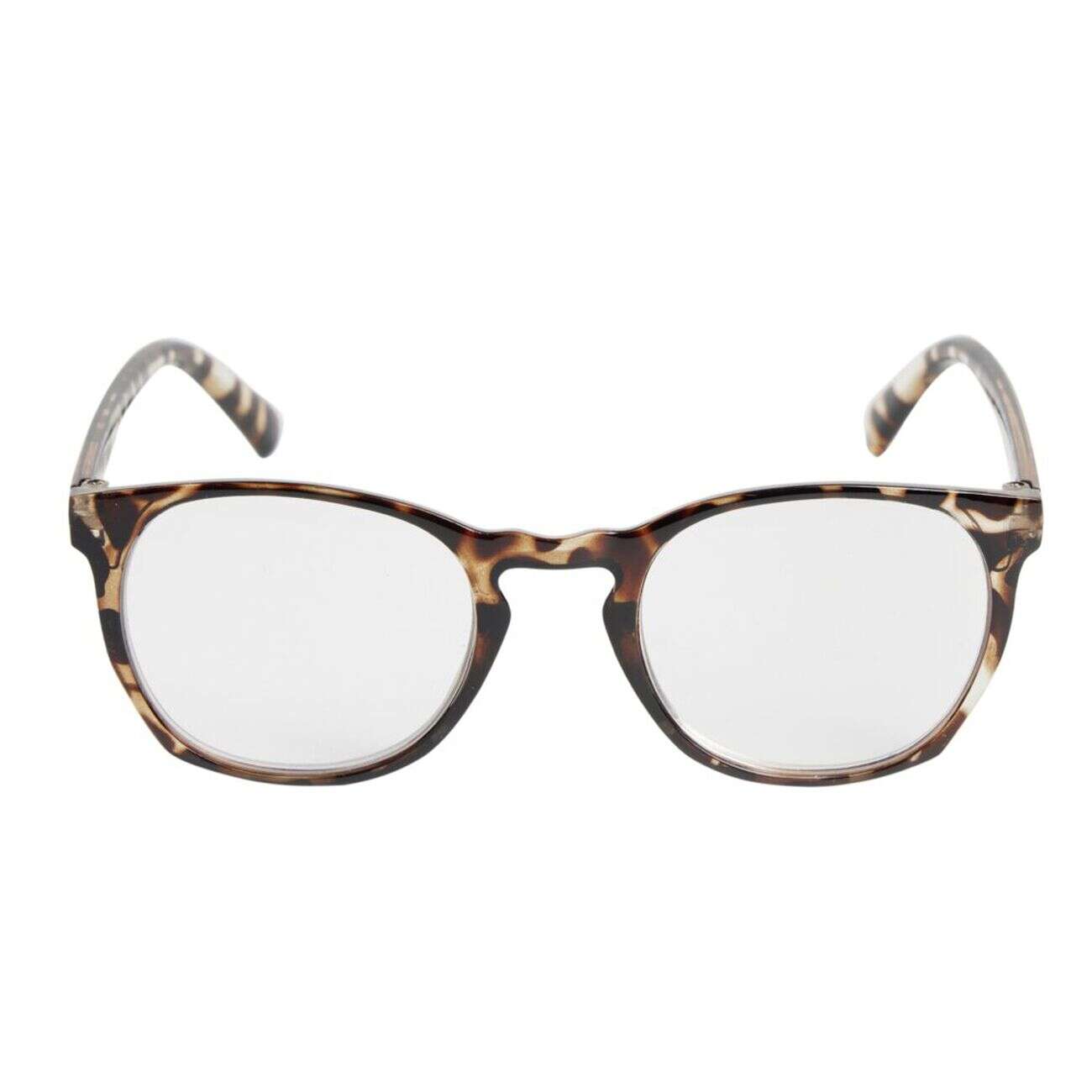 Lunette loupe de lecture en verre et acier motif écaille