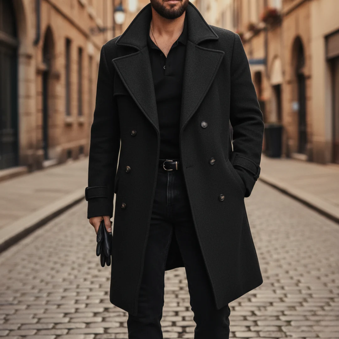 Marcel | Manteau Homme en Laine à Double Boutonnage Hiver