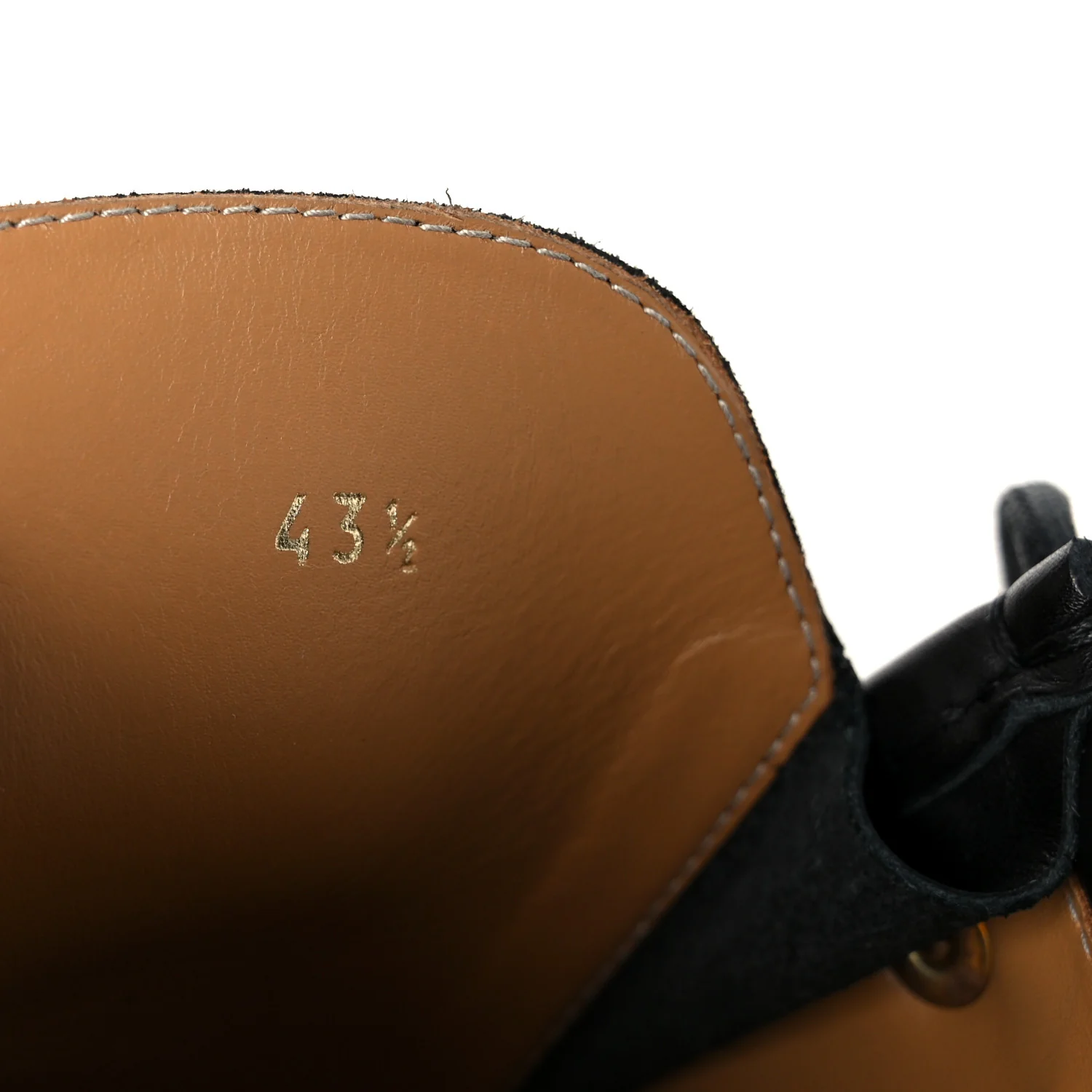 Calfskin Our Pabelito Mens Leather Derby 43.5 Black