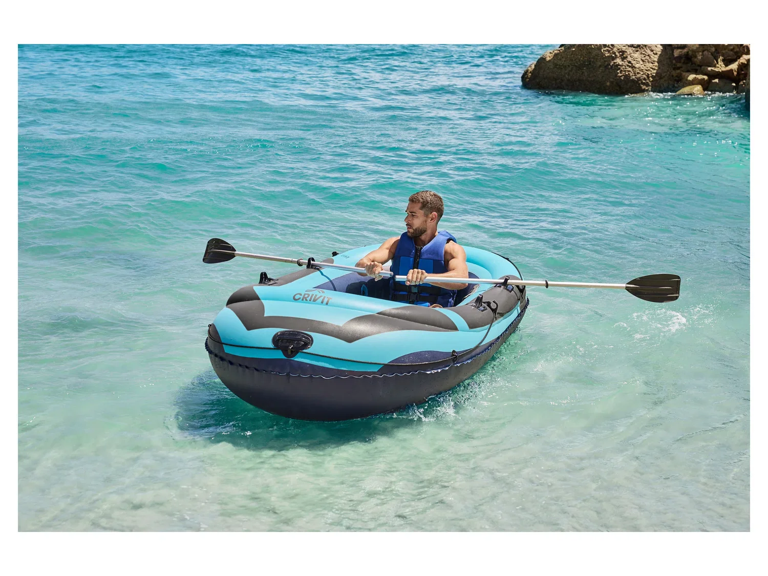 CRIVIT Bateau pneumatique