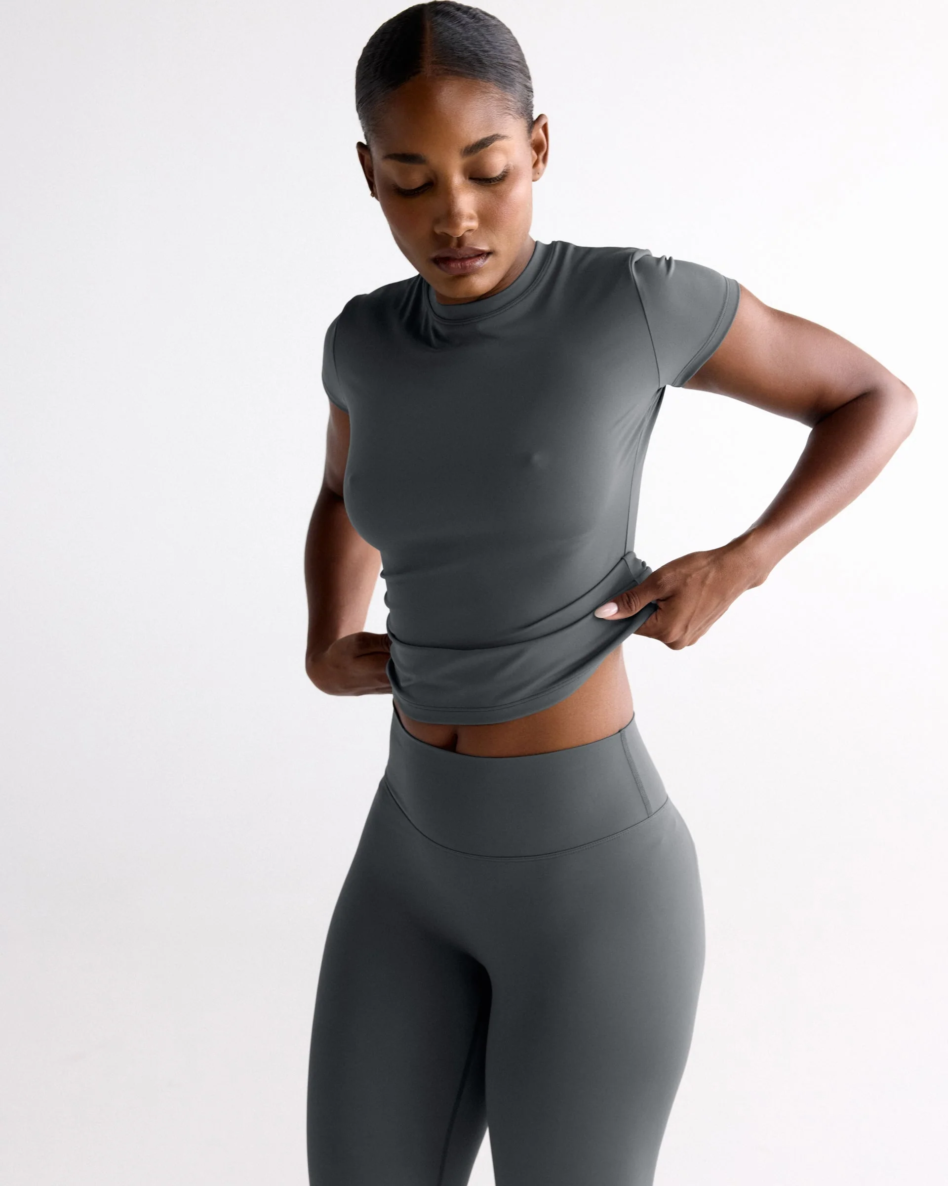 Ultimate Short Sleeve Top - Graphite Grey