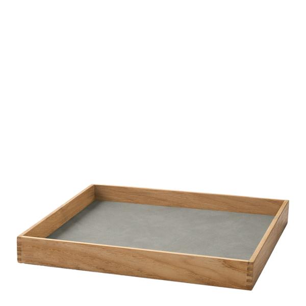 Even teak brett small 30x30 cm nupo lys grå