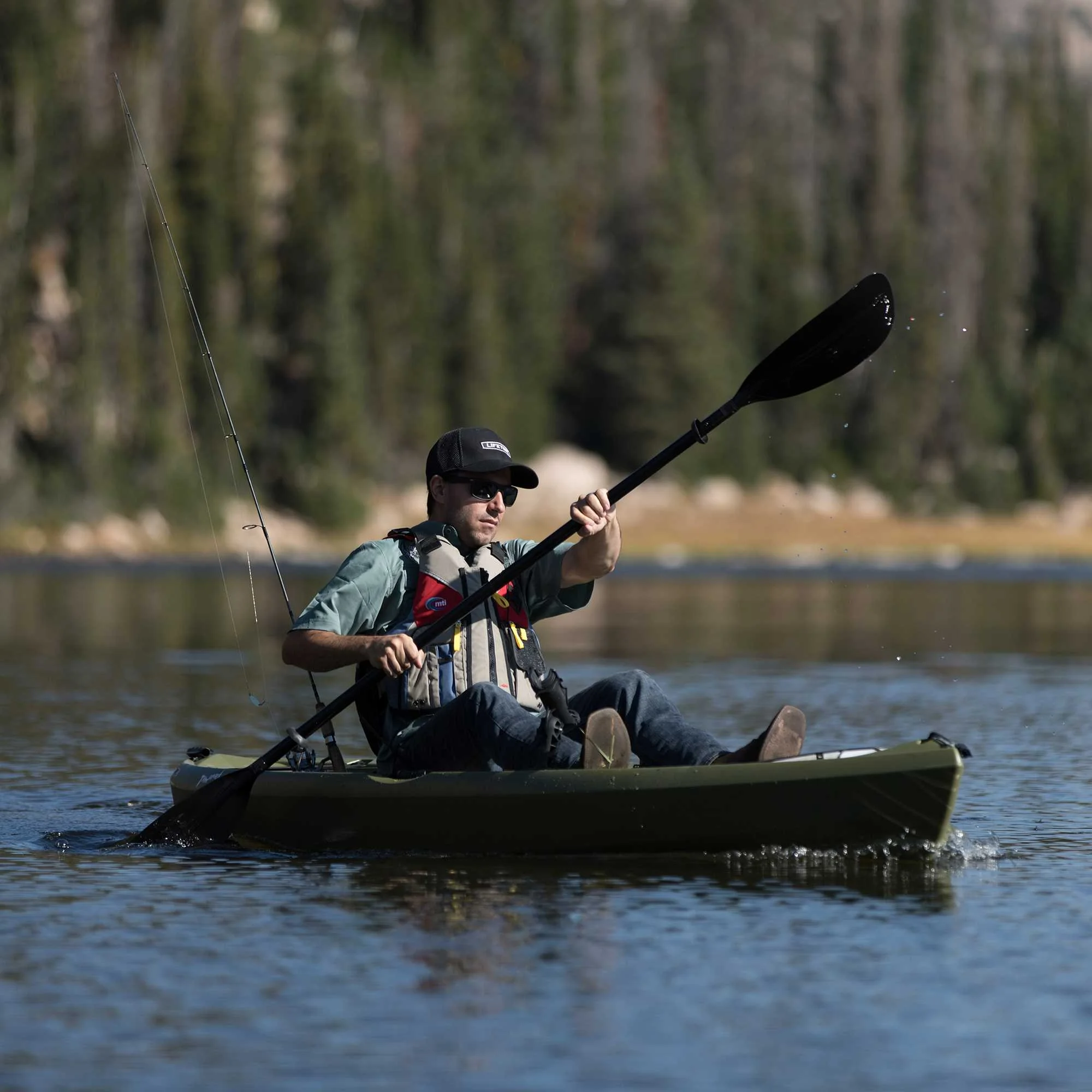 Lifetime Tamarack Angler 10 Ft. Fishing Kayak, Volcano Fusion (91340)